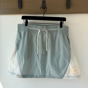 Nike Sportswear Heritage athletic nylon Skirt Blue/White - XL - NWT